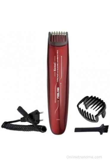 Kemei Electric Hair Clipper KM-2013 Trimmer For Men(Red)